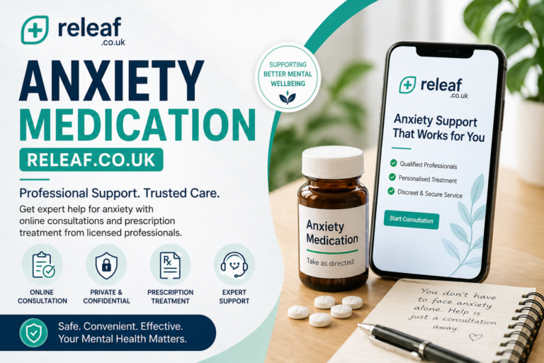 anxiety medication releaf.co.uk