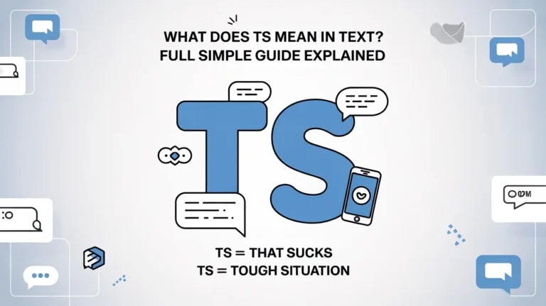 what does ts mean in text