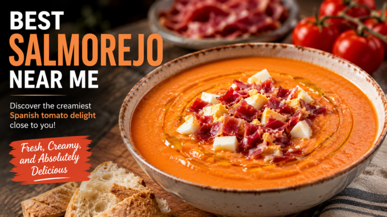Best Salmorejo Near Me: Where to Find the Creamiest Spanish Tomato Delight best salmorejo near me