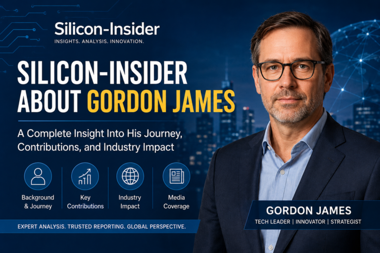 Silicon-Insider About Gordon James