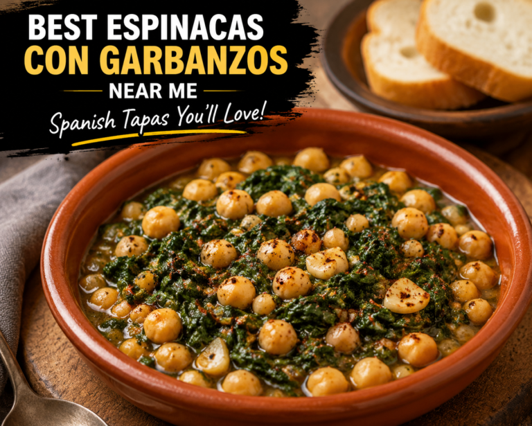 Best Espinacas Con Garbanzos Near Me