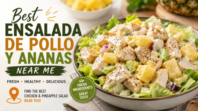 best ensalada de pollo y ananas near me