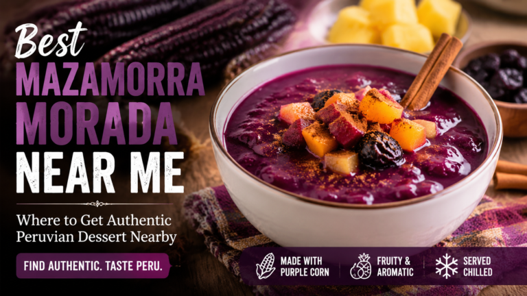 Best Mazamorra Morada Near Me: Where to Find the Best Peruvian Dessert Nearby best mazamorra morada near me