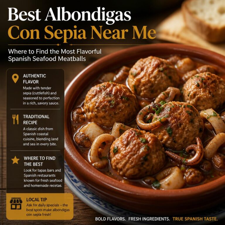 Best Albondigas Con Sepia Near Me