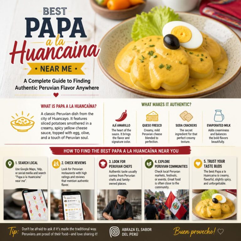 Best Papa a la Huancaina Near Me – A Complete Guide to Finding Authentic Peruvian Flavor Anywhere Best Papa a la Huancaina Near Me