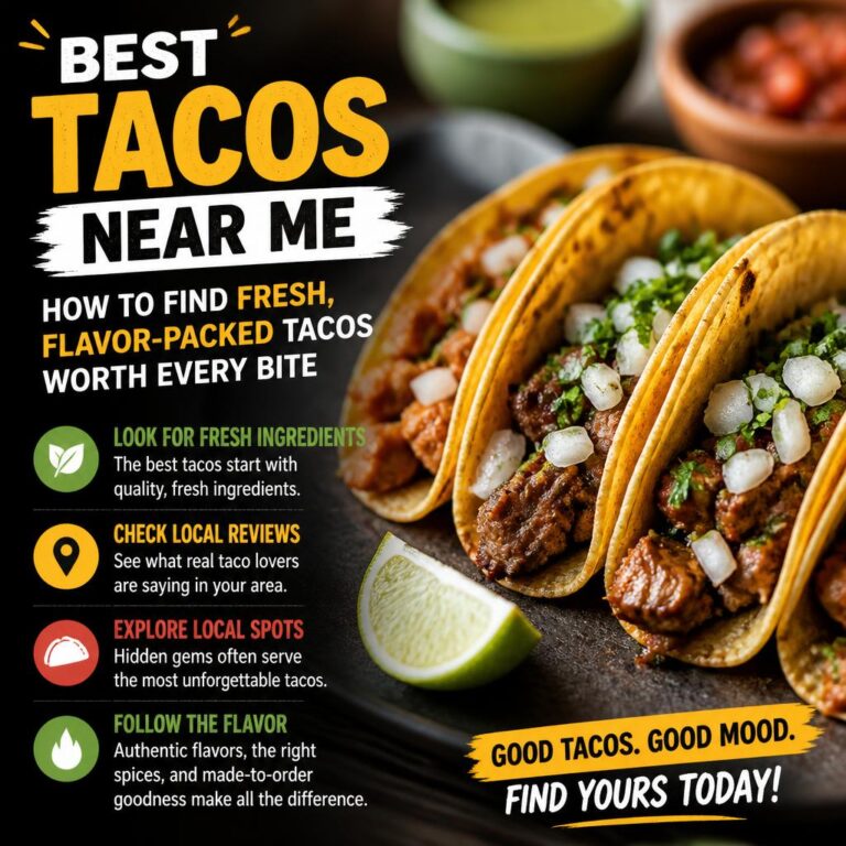 Best Tacos Near Me – How to Find Fresh, Flavor-Packed Tacos Worth Every Bite Best Tacos Near Me