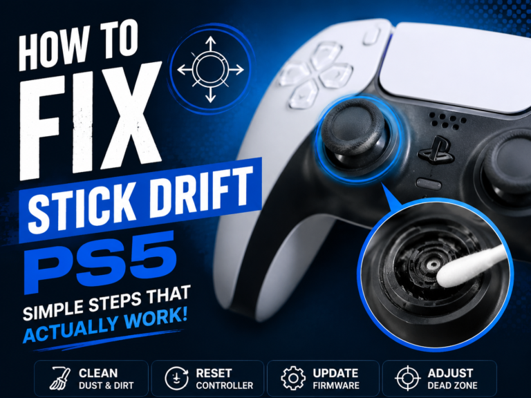 How to Fix Stick Drift PS5
