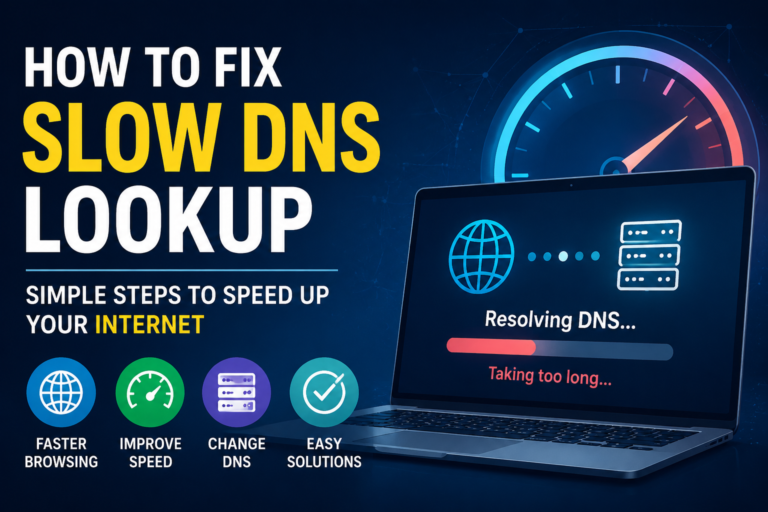 How to Fix Slow DNS Lookup: Simple Steps to Make Your Internet Respond Faster How to Fix Slow DNS Lookup