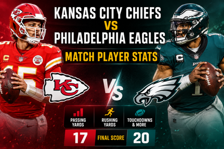 kansas city chiefs vs philadelphia eagles match player stats