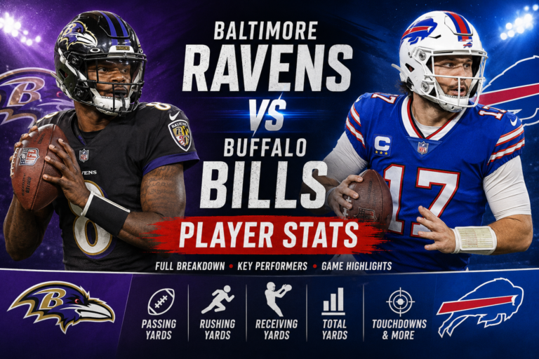 baltimore ravens vs buffalo bills match player stats