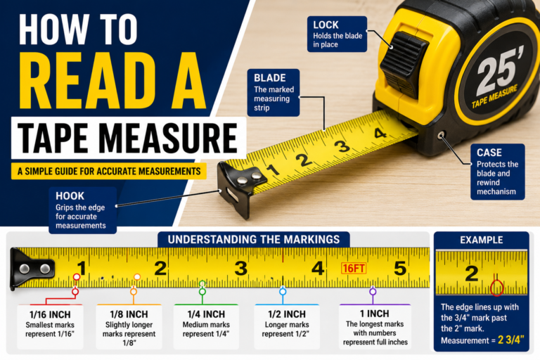 How to Read a Tape Measure: A Complete Beginner’s Guide How to Read a Tape Measure