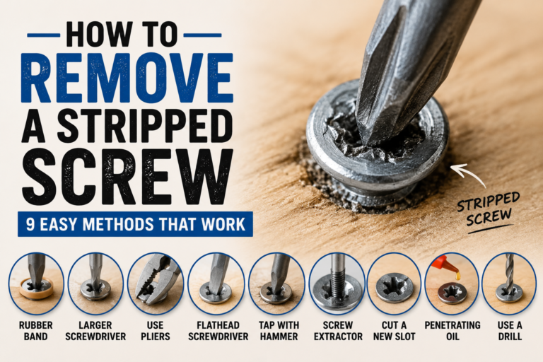 How to Remove a Stripped Screw: Simple Methods That Actually Work How to Remove a Stripped Screw