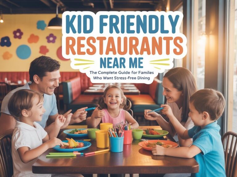 Kid Friendly Restaurants Near Me