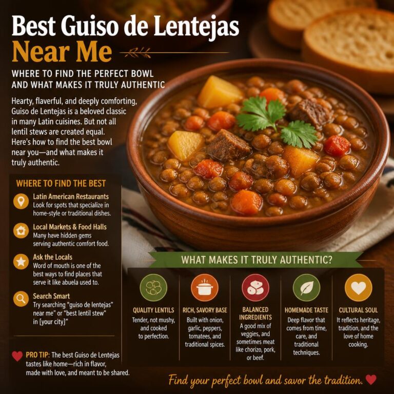 Best Guiso de Lentejas Near Me: Where to Find the Perfect Bowl and What Makes It Truly Authentic Best Guiso de Lentejas Near Me