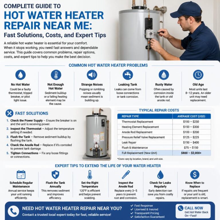 hot water heater repair near me