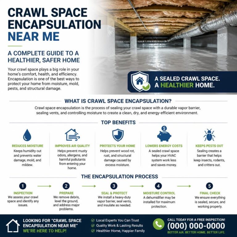 Crawl Space Encapsulation Near Me