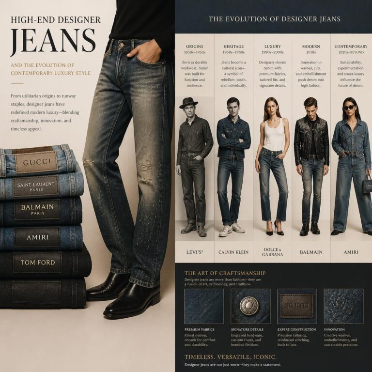 High-End Designer Jeans and the Evolution of Contemporary Luxury Style High-End Designer Jeans and the Evolution of Contemporary Luxury Style