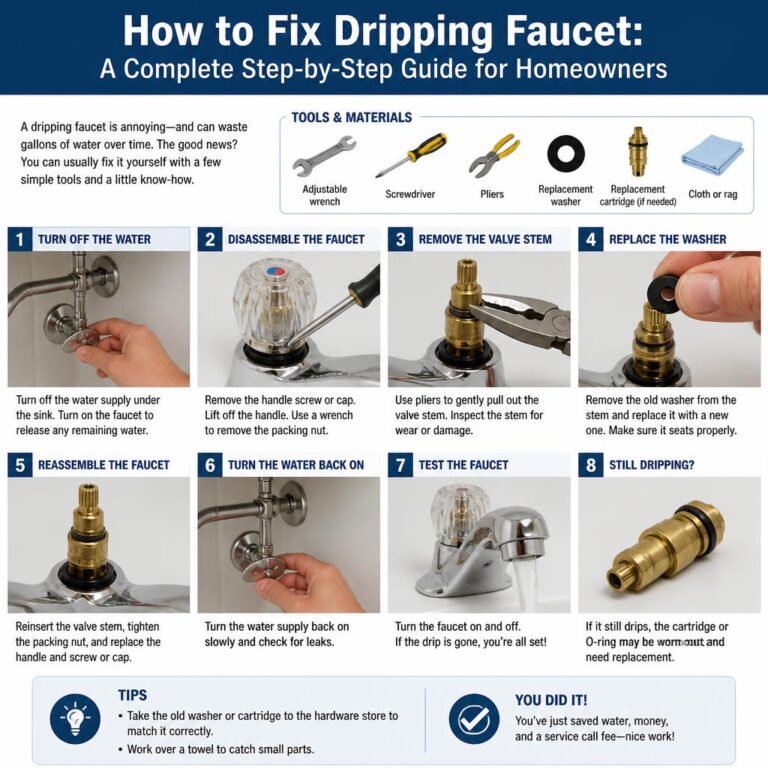 How to Fix Dripping Faucet