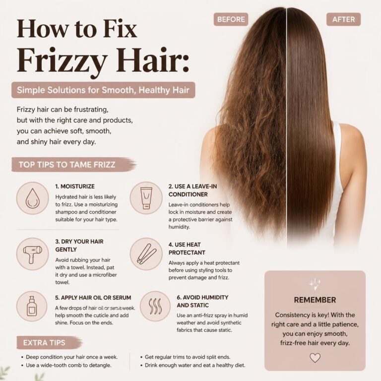How to Fix Frizzy Hair