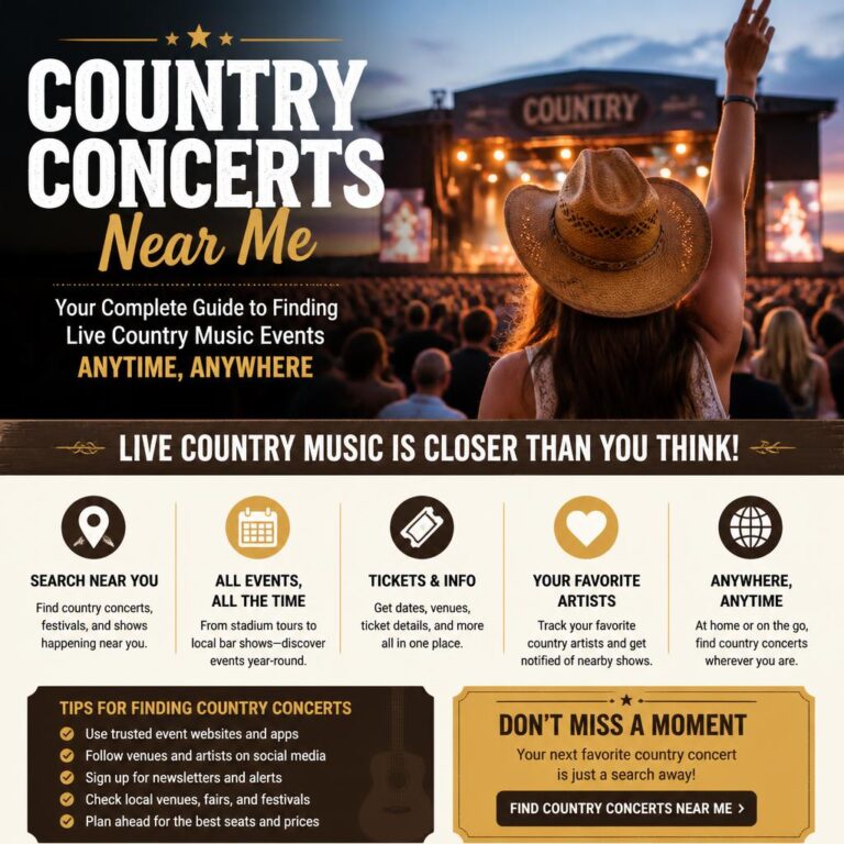country concerts near me – Your Complete Guide to Finding Live Country Music Events Anytime, Anywhere country concerts near me