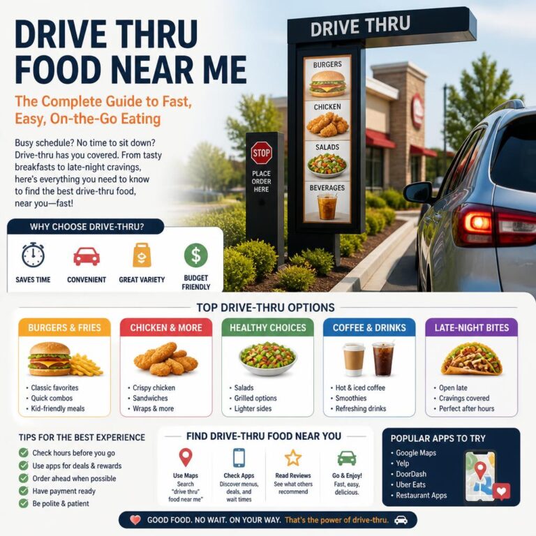 drive thru food near me — The Complete Guide to Fast, Easy, On-the-Go Eating drive thru food near me