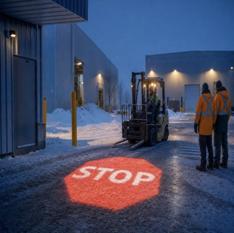 Why a Canadian Customer Reordered Noparde's 300W STOP Safety Projector